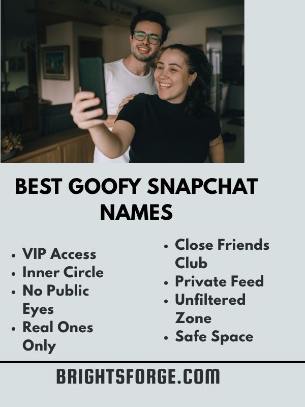 Best Goofy Snapchat Names