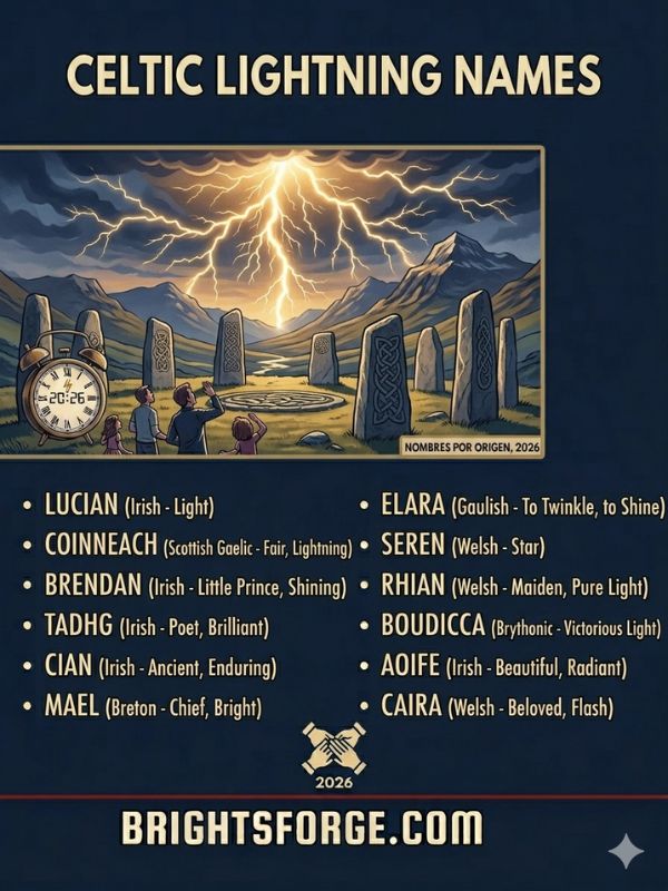 Celtic Lightning Names