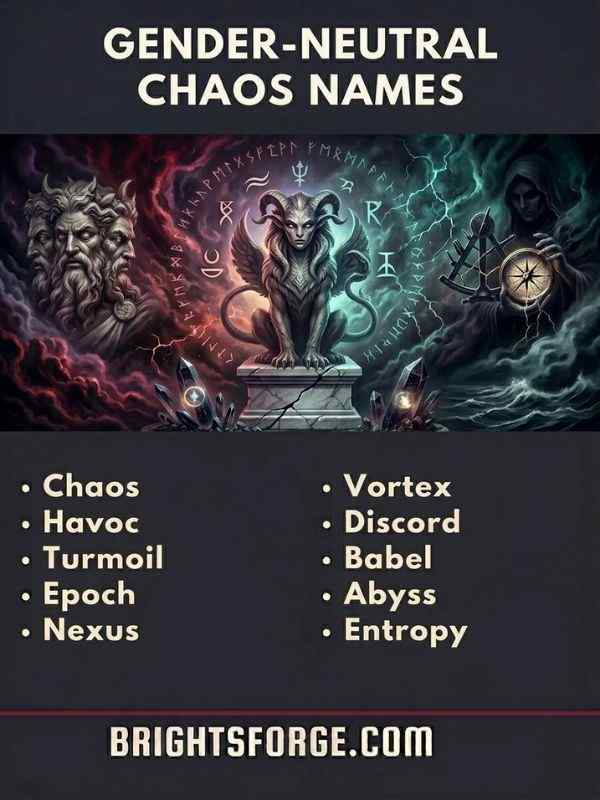 Gender-Neutral Chaos Names