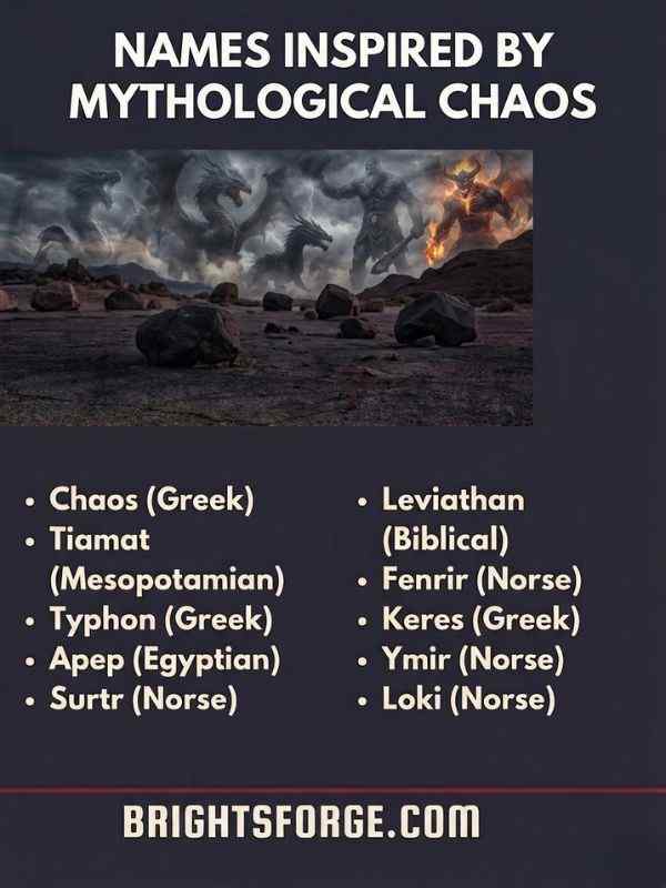 Names Inspired by Mythological Chaos