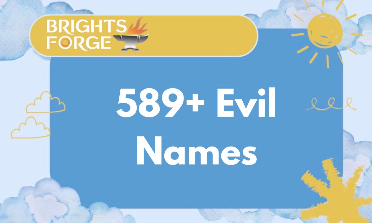 589+ Evil Names Feature Image