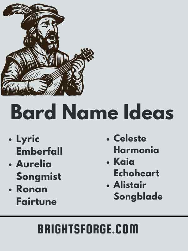 Bard Name Ideas