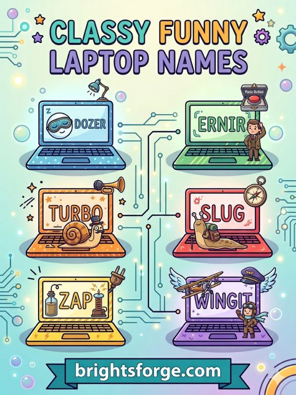 Classy Funny Laptop Names