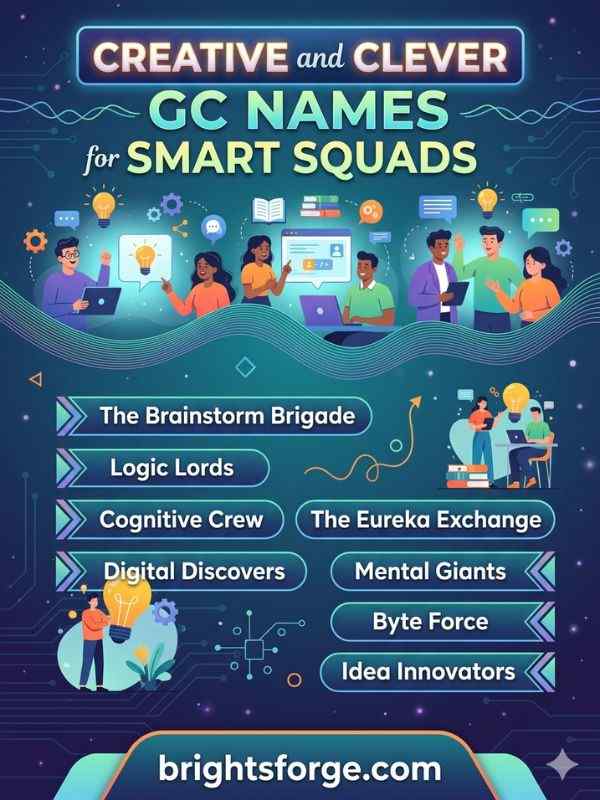 Creative and Clever GC Names for Smart Squads