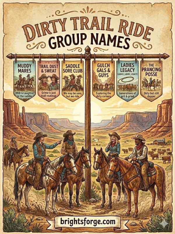 Dirty Trail Ride Group Names