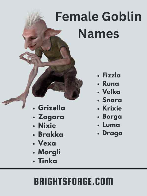 Female Goblin Names