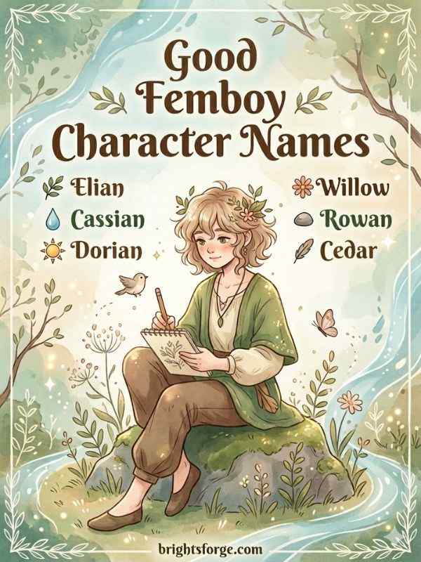 Good Femboy Character Names