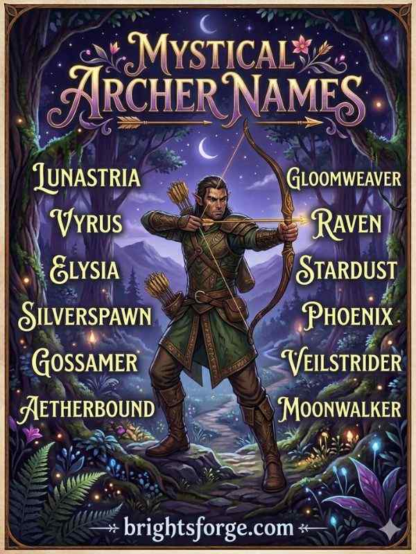 Mystical Archer Names