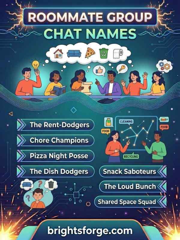 Roommate Group Chat Names