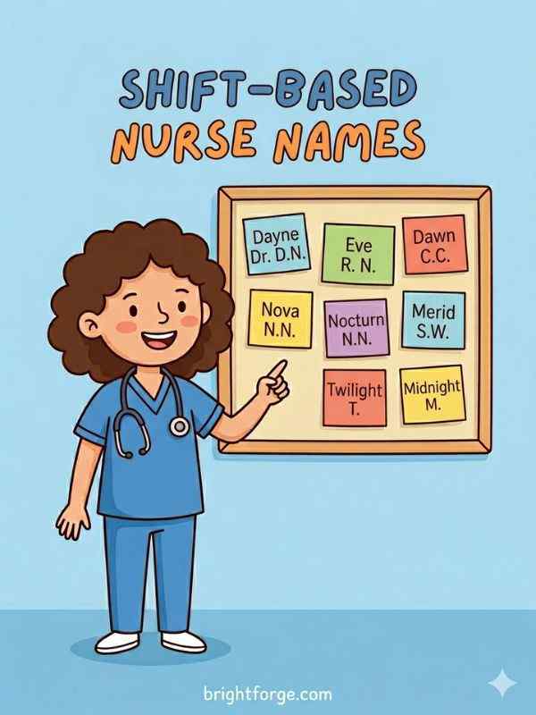 Shift-Based Nurse Names