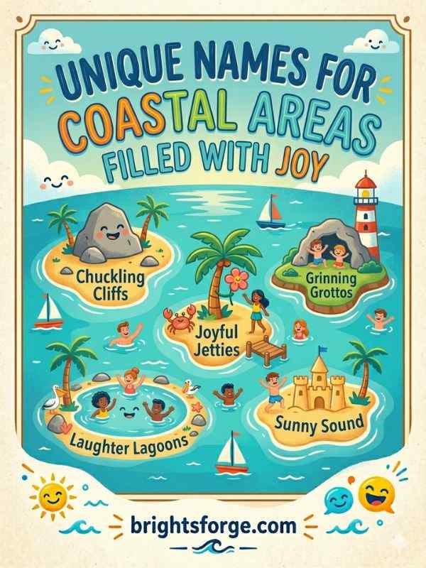 Unique Names for Coastal Areas Filled with Joy
