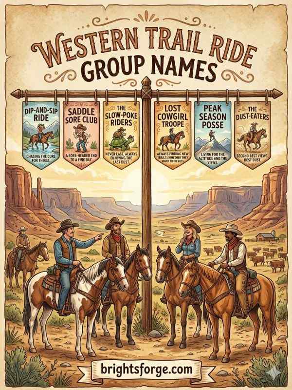 Western Trail Ride Group Names