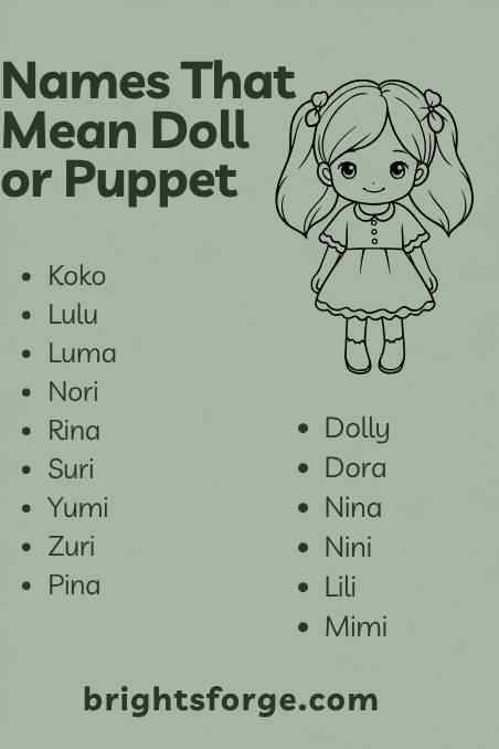 Names That Mean Doll or Puppet