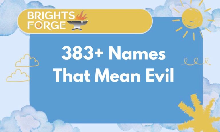 Names That Mean Evil Feature Image