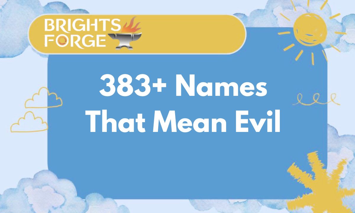Names That Mean Evil Feature Image