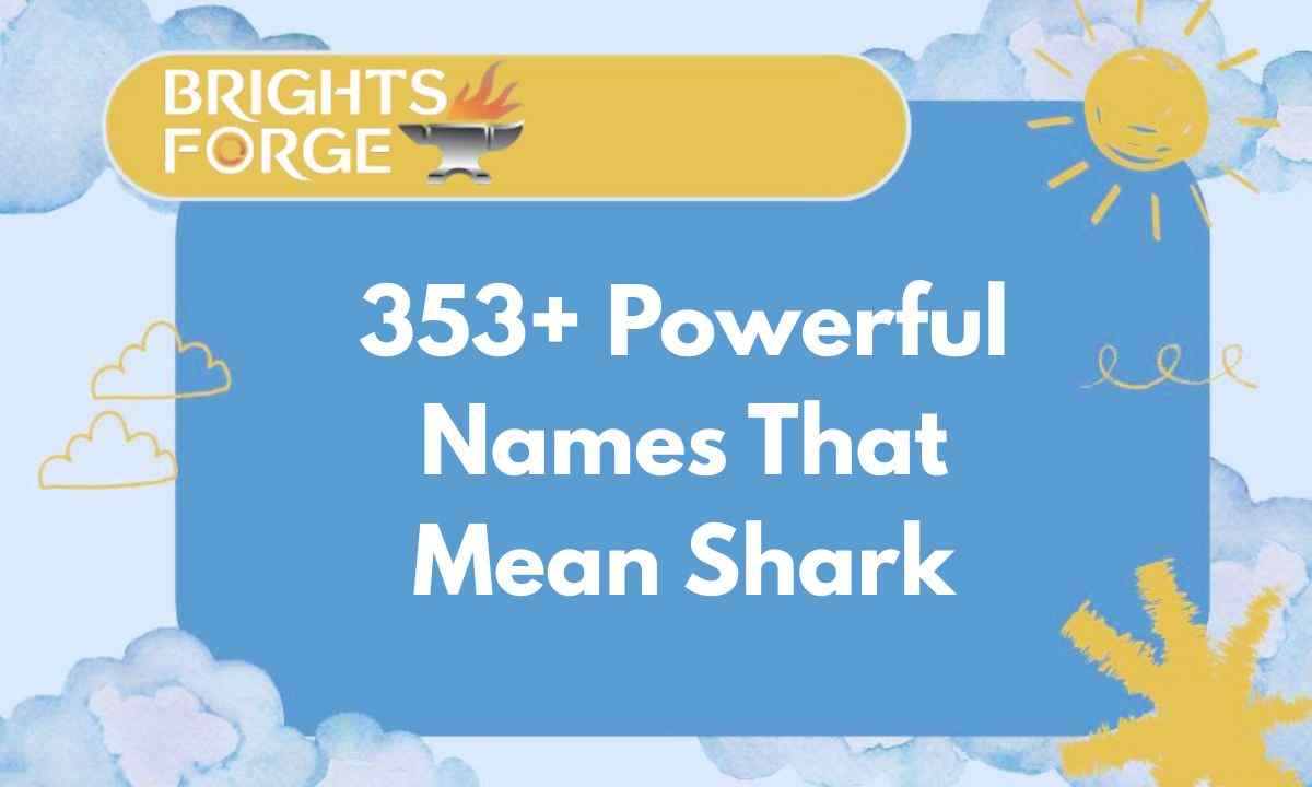 Powerful Names That Mean Shark Feature Image