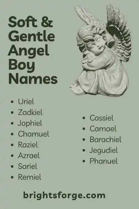 Soft & Gentle Angel Boy Names
