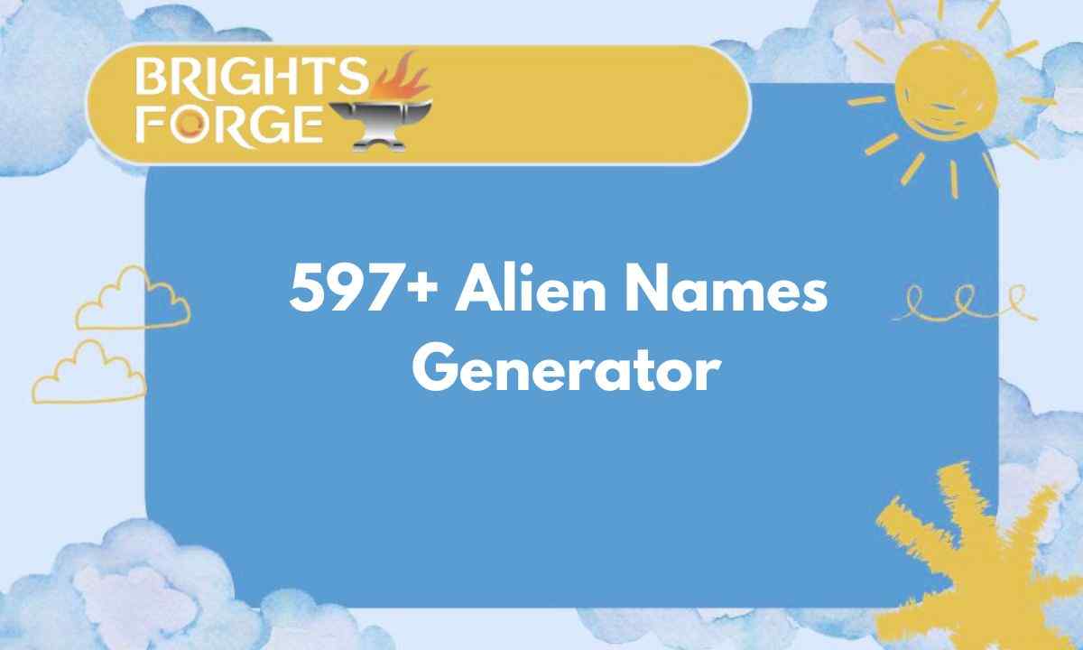 Alien Names Generator