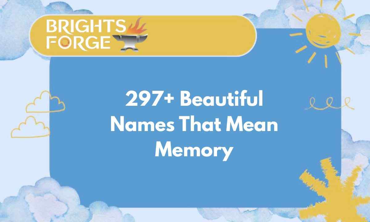 Beautiful Names That Mean Memory Feature Image