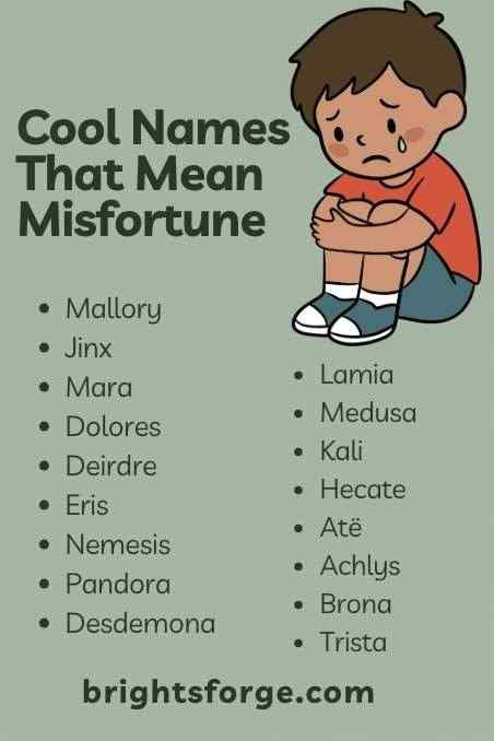 Cool Names That Mean Misfortune