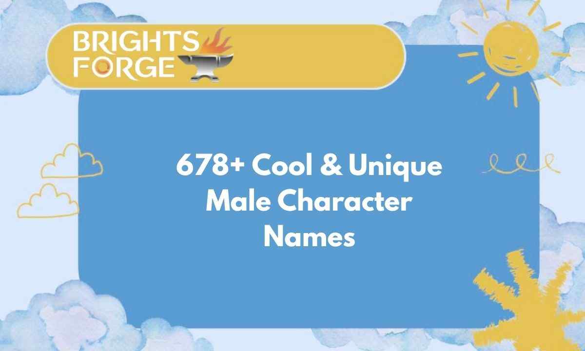Cool & Unique Male Character Names