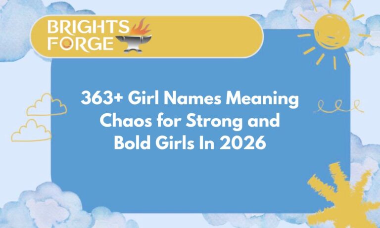 Girl Names Meaning Chaos for Strong and Bold Girls Feature Image