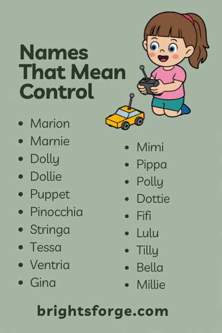 Names That Mean Control