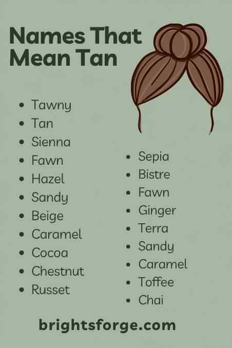 Names-That-Mean-Tan