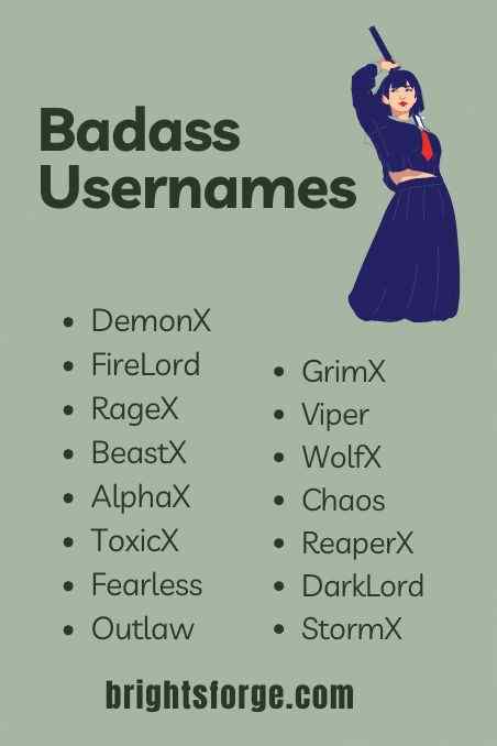 Badass Usernames