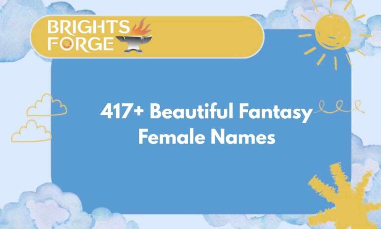Beautiful Fantasy Female Names
