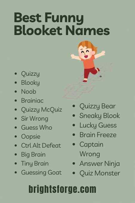 Best Funny Blooket Names