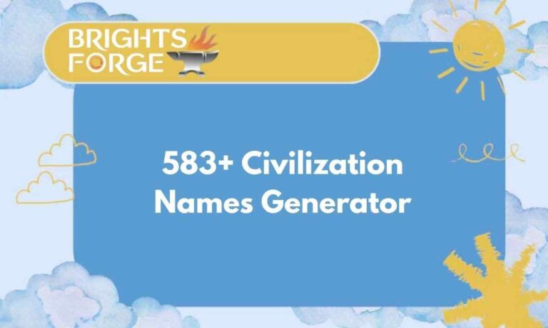 Civilization Names Generator