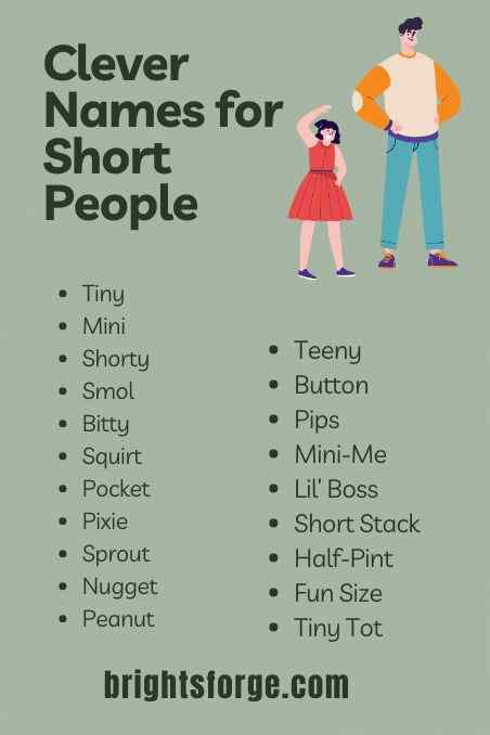 Clever Names for Short People