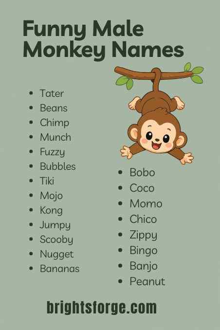 Funny Male Monkey Names