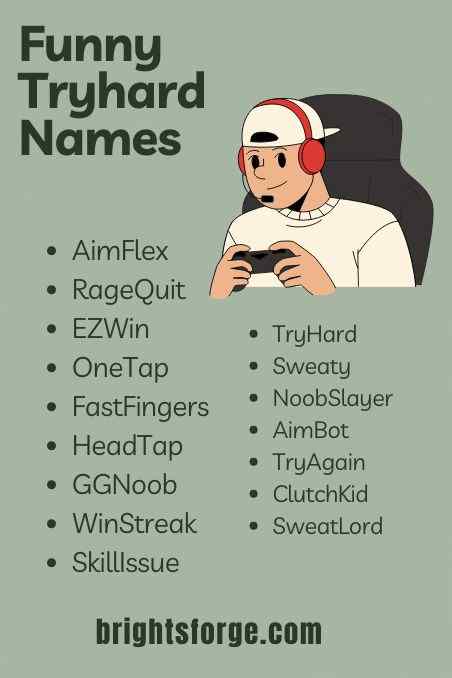Funny Tryhard Names