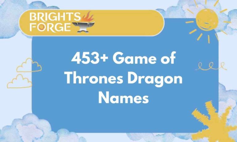 Game of Thrones Dragon Names